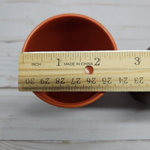 Tupperware Cup Tumblers Small 6 oz Juice #1251 Harvest Brown Orange Vintage 70s - Picture 3 of 7
